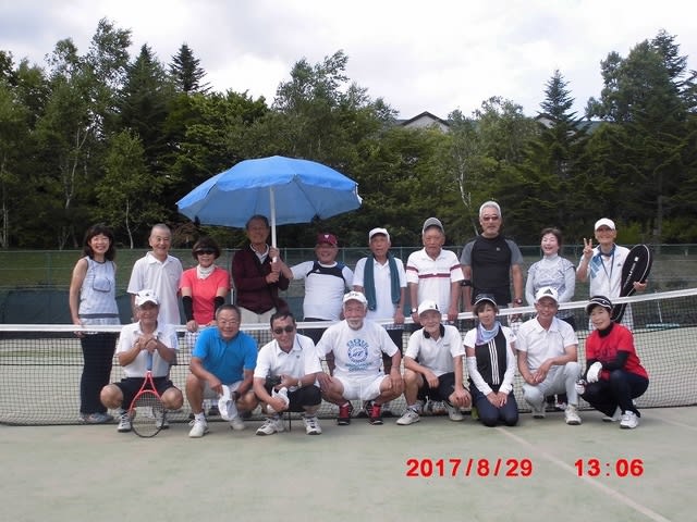 軽井沢テニス合宿＆「野鳥の森」訪問　　　　—2017.9.1—